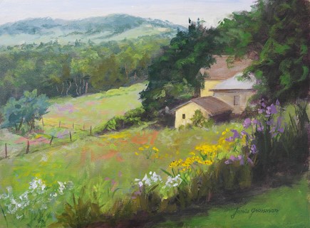 "Summer at the Old Homestead" original fine art by Jamie Williams Grossman "Summer at the Old Homestead" original fine art by Jamie Williams Grossman