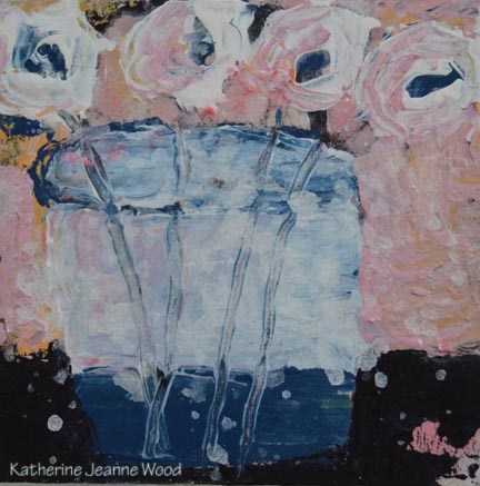 "Flower Series No 78" original fine art by Katie Jeanne Wood "Flower Series No 78" original fine art by Katie Jeanne Wood