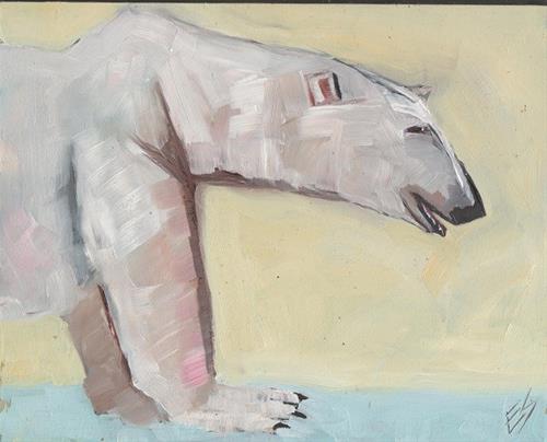 "Polar Bear" original fine art by Elizabeth See "Polar Bear" original fine art by Elizabeth See