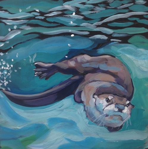 "Earnest TWO" original fine art by Kat Corrigan "Earnest TWO" original fine art by Kat Corrigan