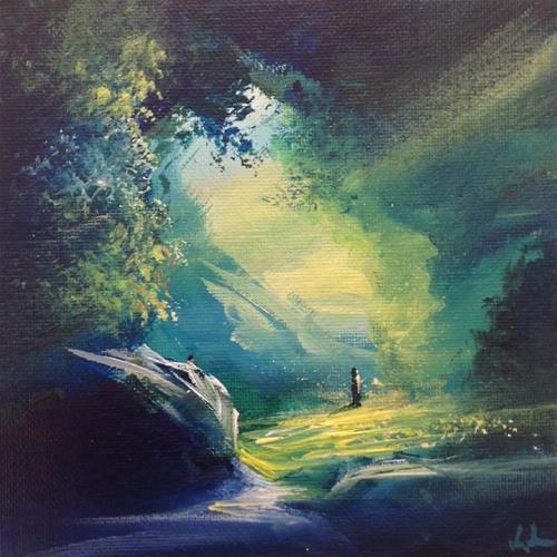 "Walking On" original fine art by David Kuhn "Walking On" original fine art by David Kuhn