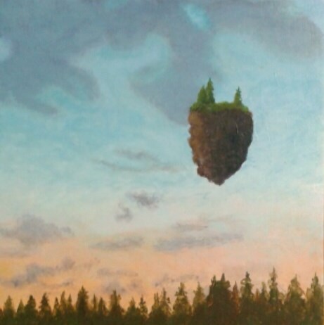 "Summer Evening Island" original fine art by Staar Caswell "Summer Evening Island" original fine art by Staar Caswell