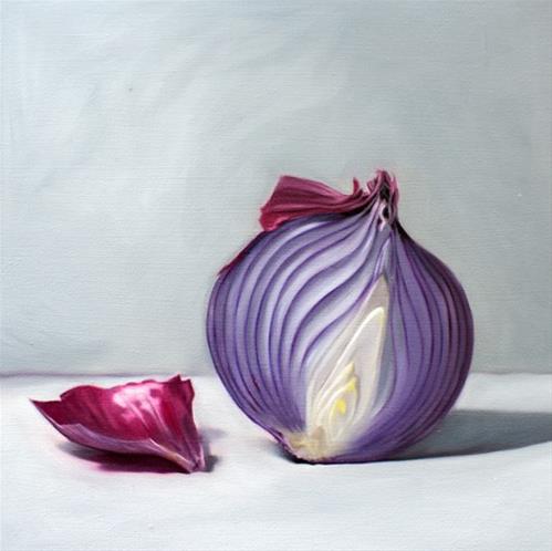 "Purple Onion Half" original fine art by Lauren Pretorius "Purple Onion Half" original fine art by Lauren Pretorius