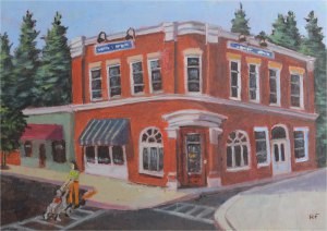 "Morning Stroll" original fine art by Robert Frankis "Morning Stroll" original fine art by Robert Frankis