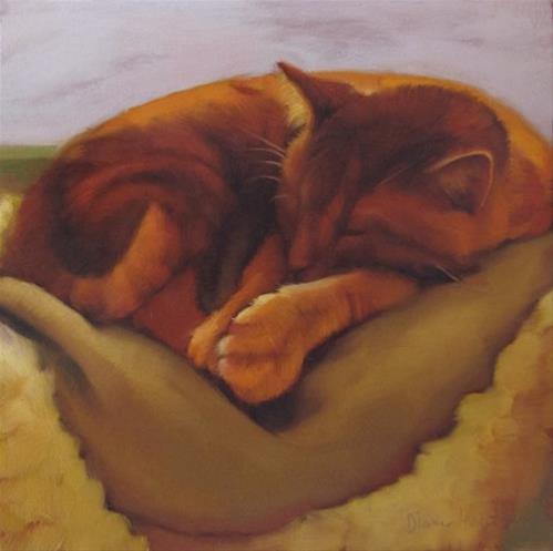 "Deep Slumber" original fine art by Diane Hoeptner "Deep Slumber" original fine art by Diane Hoeptner