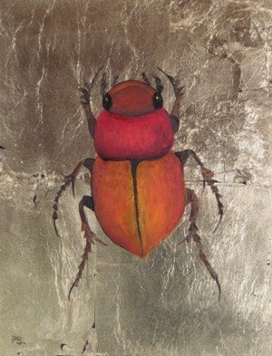 "Scarabidae Africana III" original fine art by Pera Schillings "Scarabidae Africana III" original fine art by Pera Schillings