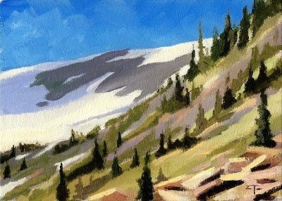 "Cornice" original fine art by Zack Thurmond "Cornice" original fine art by Zack Thurmond