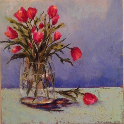 "Day 5 Tulips" original fine art by Angeli Petrocco Coover "Day 5 Tulips" original fine art by Angeli Petrocco Coover