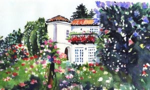 "Rose Wold II" original fine art by Mariko Irie "Rose Wold II" original fine art by Mariko Irie