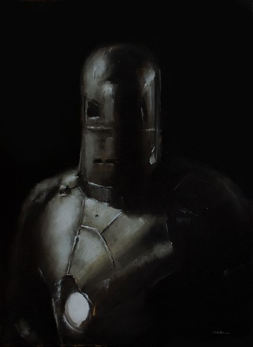 "Iron Man MK 1" original fine art by Neil Carroll "Iron Man MK 1" original fine art by Neil Carroll