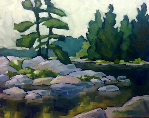 "Miller Lake" original fine art by Eileen Hennemann "Miller Lake" original fine art by Eileen Hennemann
