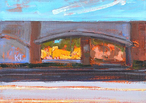 "Arches, Reflections" original fine art by Kevin Inman "Arches, Reflections" original fine art by Kevin Inman