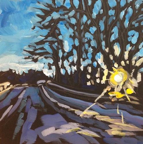 "Afternoon Towards Cedar Lake" original fine art by Kat Corrigan "Afternoon Towards Cedar Lake" original fine art by Kat Corrigan