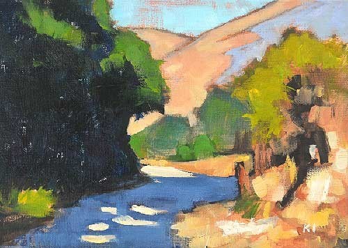 "Laguna Canyon" original fine art by Kevin Inman "Laguna Canyon" original fine art by Kevin Inman