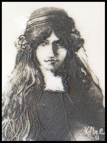"'Jeanne Hebuterne', Tragic Women in the Arts series" original fine art by Kelly Alge "'Jeanne Hebuterne', Tragic Women in the Arts series" original fine art by Kelly Alge