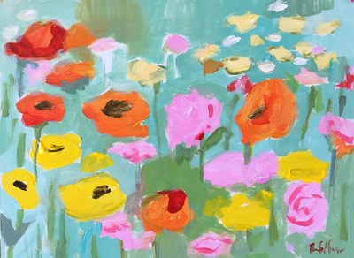 "Flower Field" original fine art by Pamela Munger "Flower Field" original fine art by Pamela Munger