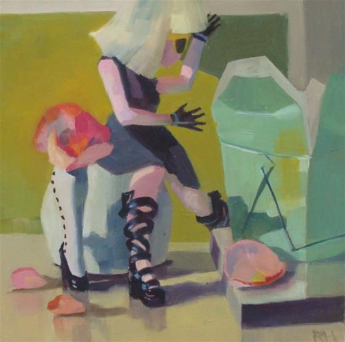 "Playing for-ever after" original fine art by Rebecca Helton "Playing for-ever after" original fine art by Rebecca Helton