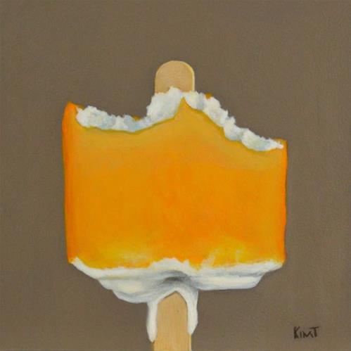 "Creamsicle 2" original fine art by Kim Testone "Creamsicle 2" original fine art by Kim Testone