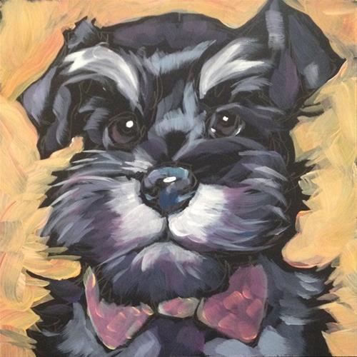 "July 11, Gus!" original fine art by Kat Corrigan "July 11, Gus!" original fine art by Kat Corrigan