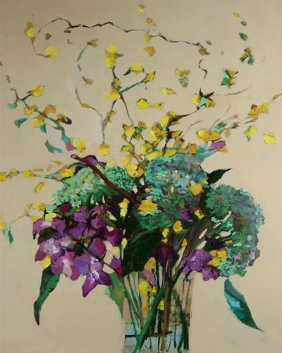 "Original Still Life Hydrangea Oil Painting Hydrangea by Colorado Artist Susan Fowler" original fine art by Susan Fowler "Original Still Life Hydrangea Oil Painting Hydrangea by Colorado Artist Susan Fowler" original fine art by Susan Fowler