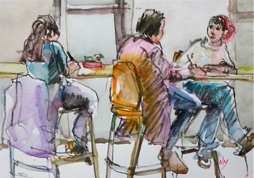 "noted" original fine art by Nora MacPhail "noted" original fine art by Nora MacPhail