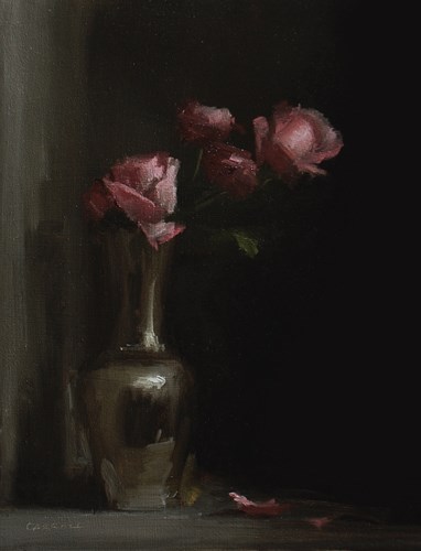 "Pink Roses" original fine art by Neil Carroll "Pink Roses" original fine art by Neil Carroll