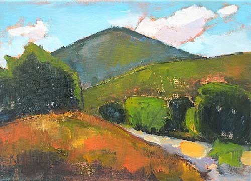 "Laguna Canyon" original fine art by Kevin Inman "Laguna Canyon" original fine art by Kevin Inman
