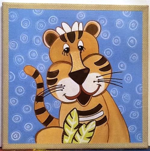 "BABY TIGER" original fine art by Cindy Zoglmann "BABY TIGER" original fine art by Cindy Zoglmann