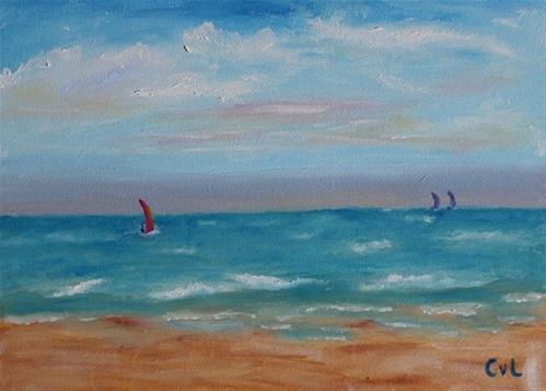 "Afternoon sailing" original fine art by Conny van Leeuwen "Afternoon sailing" original fine art by Conny van Leeuwen