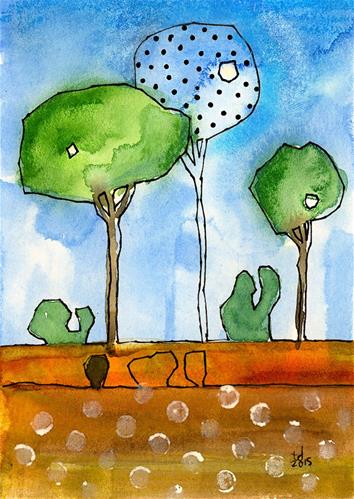 "Parkish - 2" original fine art by Tonya Doughty "Parkish - 2" original fine art by Tonya Doughty