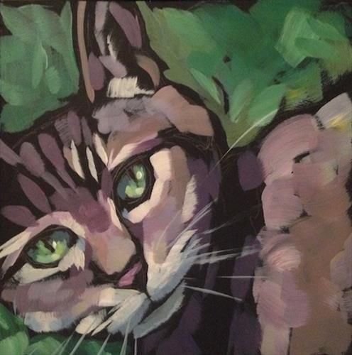 "March 6, Polly" original fine art by Kat Corrigan "March 6, Polly" original fine art by Kat Corrigan