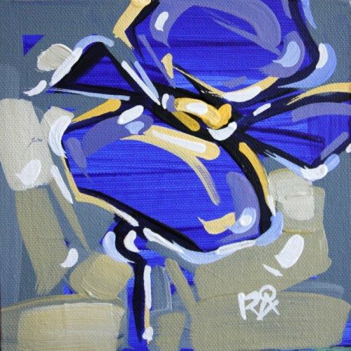 "Flower Abstraction 136" original fine art by Roger Akesson "Flower Abstraction 136" original fine art by Roger Akesson