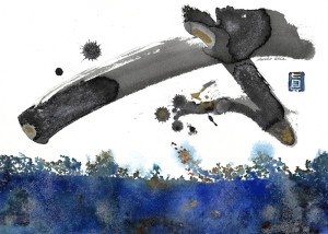 "Leap" original fine art by Mariko Irie "Leap" original fine art by Mariko Irie