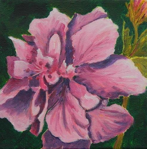 "Double Hibiscus" original fine art by Gloria Urban "Double Hibiscus" original fine art by Gloria Urban