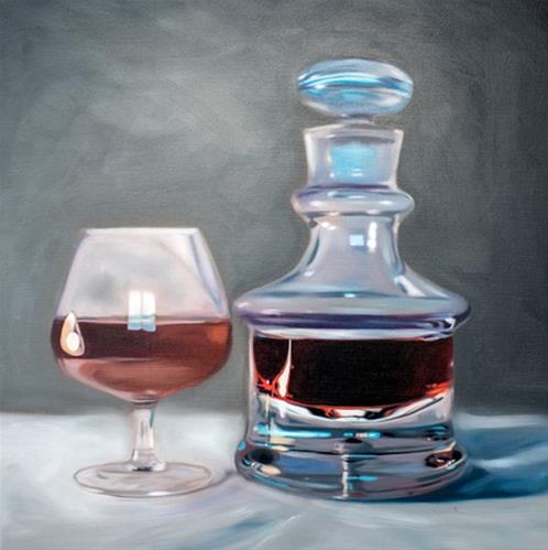 "Brandy Decanter and Snifter" original fine art by Lauren Pretorius "Brandy Decanter and Snifter" original fine art by Lauren Pretorius
