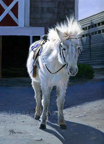"Another Day, Another Pony Party" original fine art by Barbara Harmon "Another Day, Another Pony Party" original fine art by Barbara Harmon