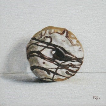 "Doughnut" original fine art by Pera Schillings "Doughnut" original fine art by Pera Schillings