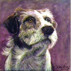 "Miniature Original Painting Jack Russel" original fine art by Yvette Gaudreau "Miniature Original Painting Jack Russel" original fine art by Yvette Gaudreau