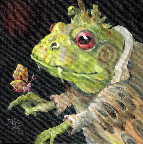 "Happy Landing II" original fine art by Theresa Taylor Bayer "Happy Landing II" original fine art by Theresa Taylor Bayer