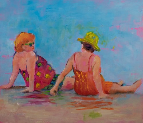 "Shallow Thoughts" original fine art by Sue Churchgrant "Shallow Thoughts" original fine art by Sue Churchgrant
