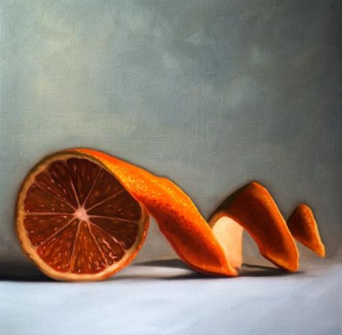 "Orange Twist" original fine art by Lauren Pretorius "Orange Twist" original fine art by Lauren Pretorius