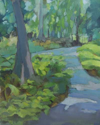 "Jenkins_Arboretum." original fine art by Merle Manwaring "Jenkins_Arboretum." original fine art by Merle Manwaring