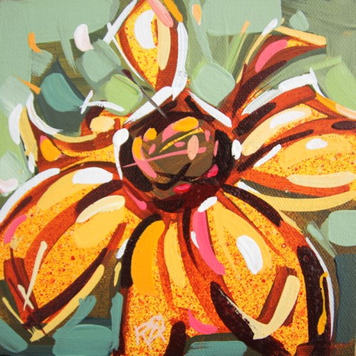 "Flower Abstraction 185" original fine art by Roger Akesson "Flower Abstraction 185" original fine art by Roger Akesson