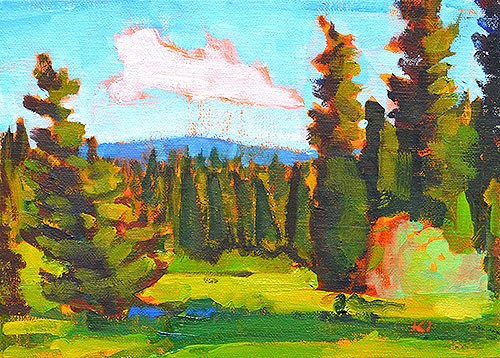 "Idaho Landscape Painting" original fine art by Kevin Inman "Idaho Landscape Painting" original fine art by Kevin Inman