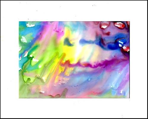 "Deep Inside the Rainbow" original fine art by Patricia Ann Rizzo "Deep Inside the Rainbow" original fine art by Patricia Ann Rizzo