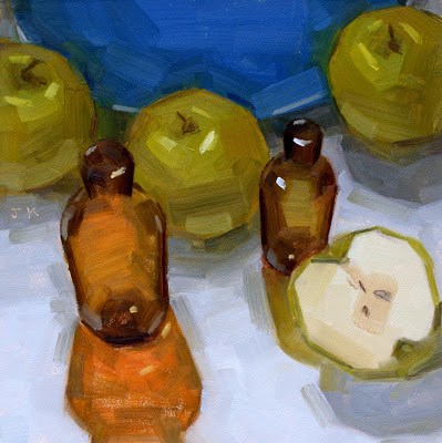"Orange Shadow" original fine art by Jiyoung Kim "Orange Shadow" original fine art by Jiyoung Kim