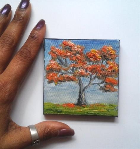 "Fall Tree" original fine art by Camille Morgan "Fall Tree" original fine art by Camille Morgan