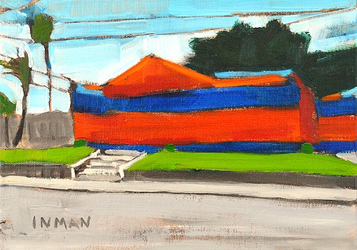 "Termite Tent, San Diego" original fine art by Kevin Inman "Termite Tent, San Diego" original fine art by Kevin Inman