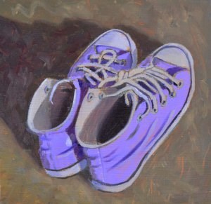 "Erin's Shoes" original fine art by Robert Frankis "Erin's Shoes" original fine art by Robert Frankis