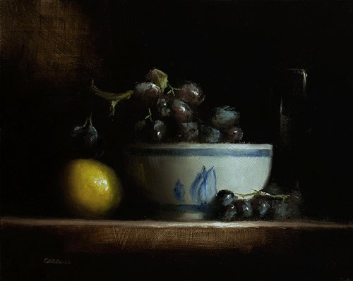 "Bowl of Grapes" original fine art by Neil Carroll "Bowl of Grapes" original fine art by Neil Carroll